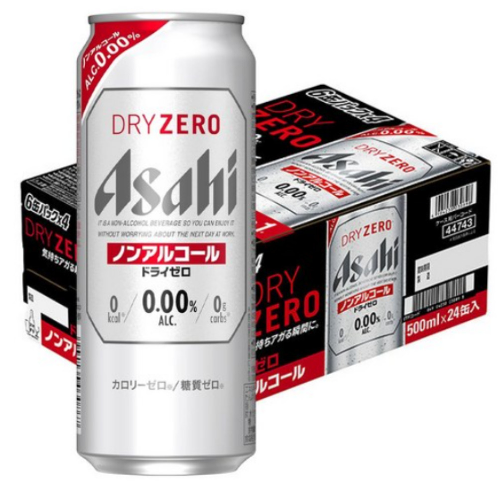 아사히 드라이 제로 무알콜 논알콜 맥주 맛 음료 500ml 24개 일본쇼핑리스트 - 상품 이미지