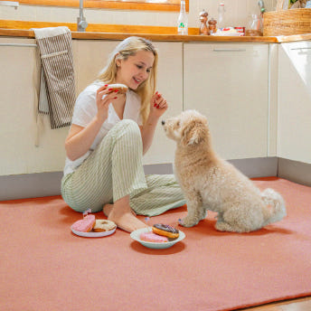 세븐펫 레이지 데이 방수 러그 강아지 고양이 카페트 먼지없는 사계절 거실 워셔블 매트