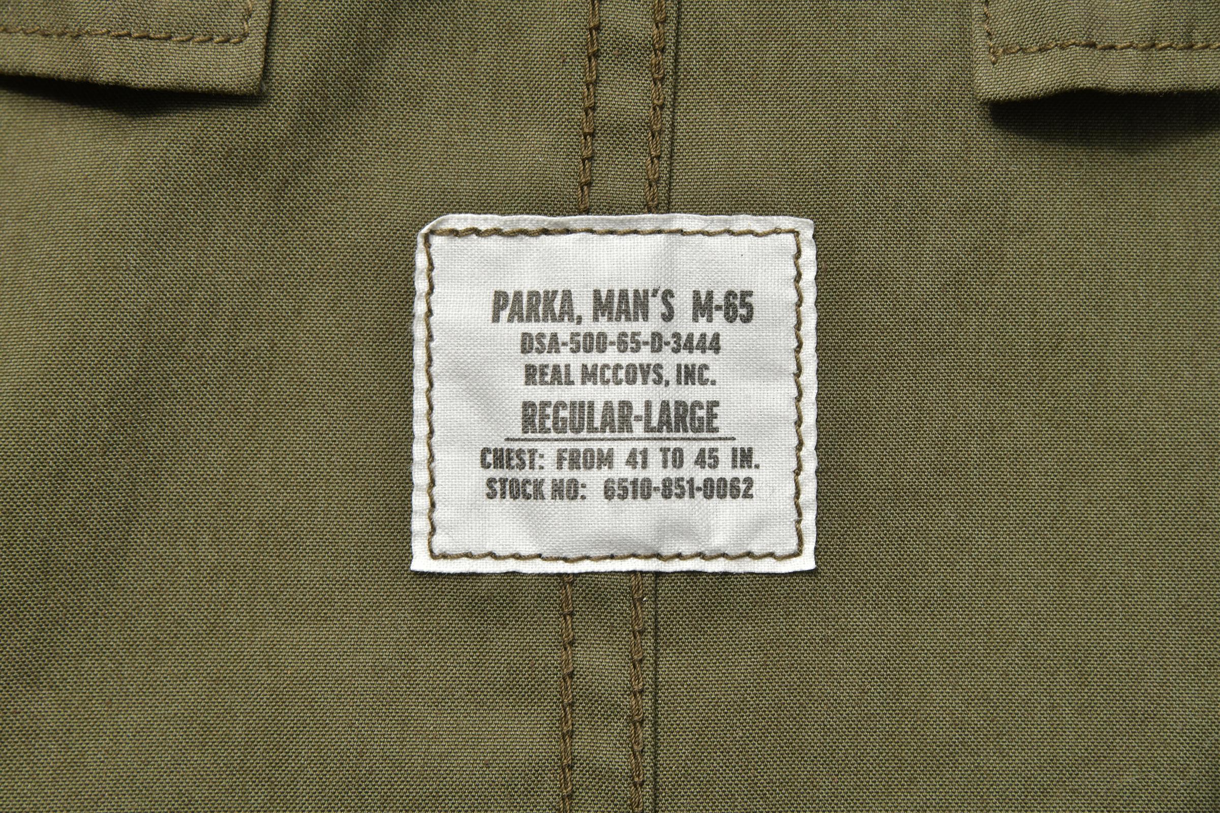 리얼맥코이 PARKA MAN'S 남성 파카 M-65 25SS MJ21111 - 상세 이미지 3