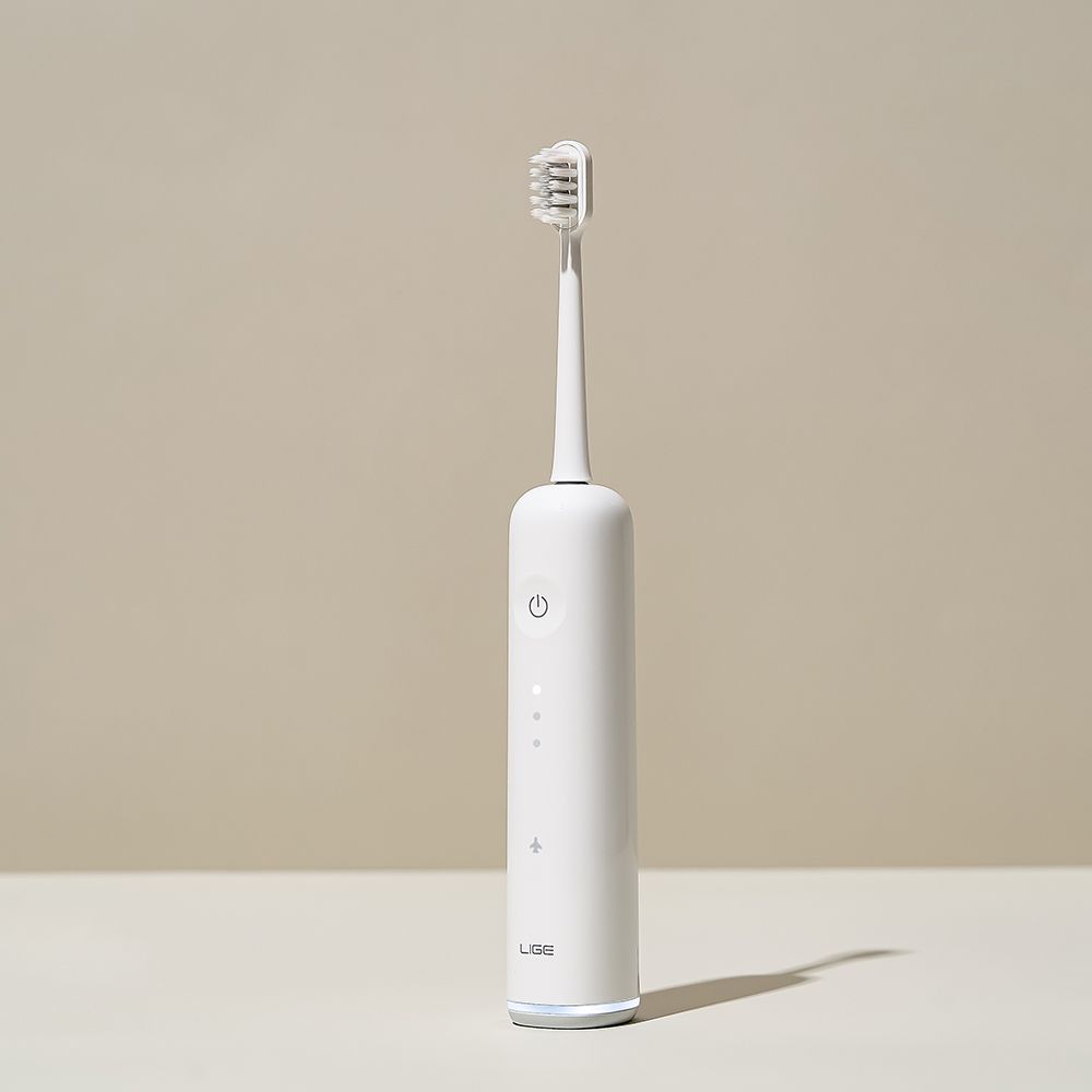 리게 웨이브 60 회전 음파 듀얼클린 완전방수 미세모 전동칫솔 이미지 2