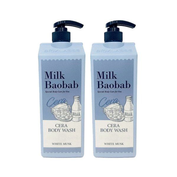 밀크바오밥 화이트머스크 세라 바디워시 1200ml 2개 : 사마천상점