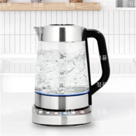 키친아트 렉스 티메이커 1.7L 무선 전기 티포트 유리포트 KP-330