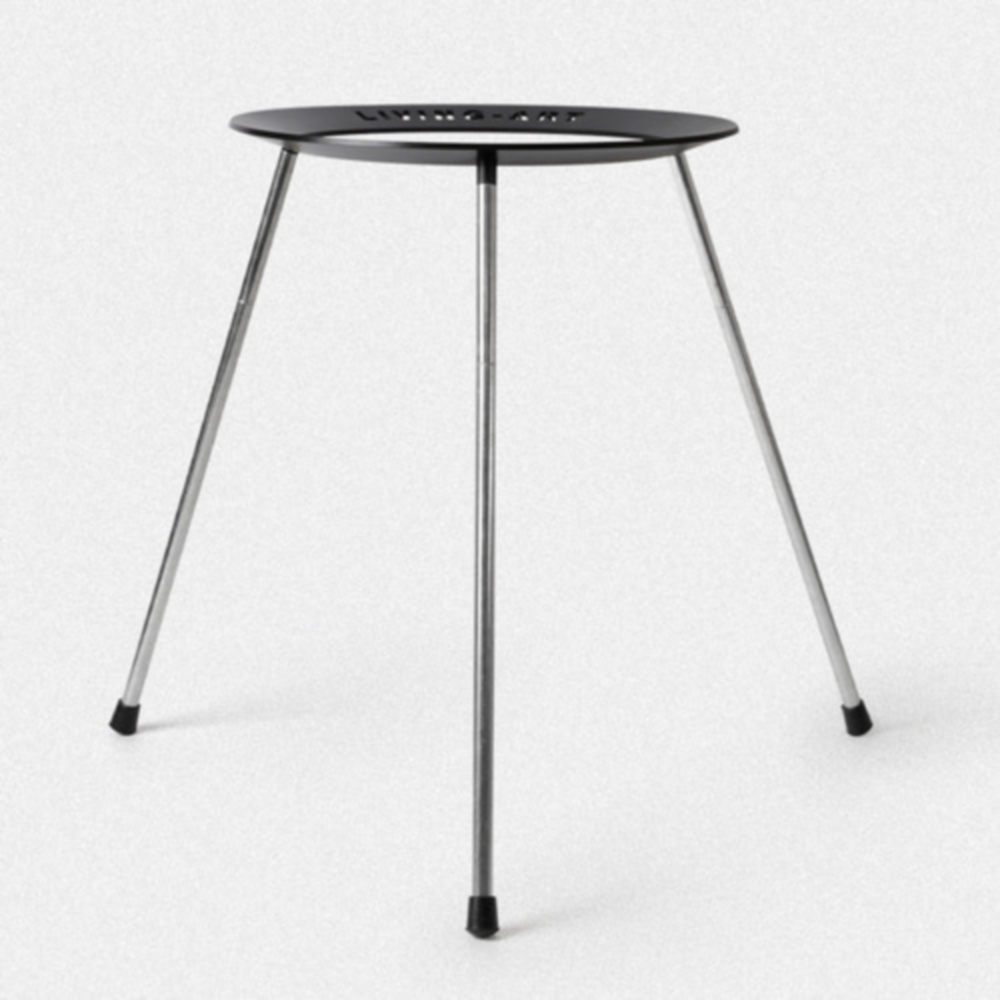 3단 그리들받침대 조립식 높이조절 원형 캠핑 감성 접이식 화로 화롯대 경량 불멍