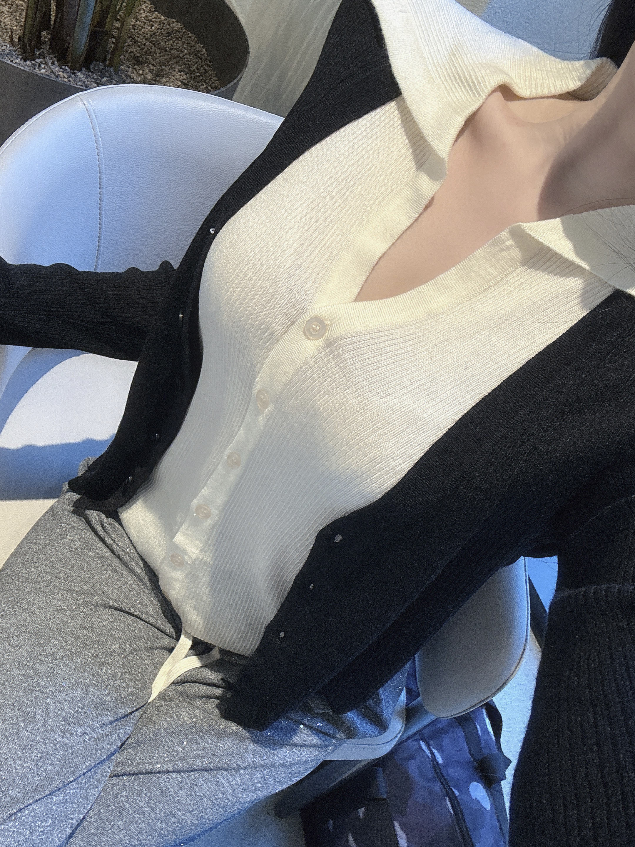[전칼라당일!/부들부들🖤] 이중 카라 레이어드 가디건 (수입) 상세 이미지 26