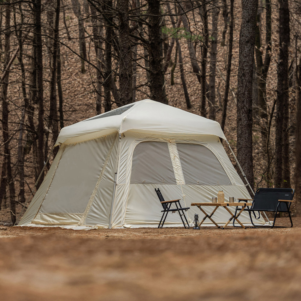 아이두젠 아마데우스 T4 원터치 텐트 쉘터 자동 그늘막 아이보리