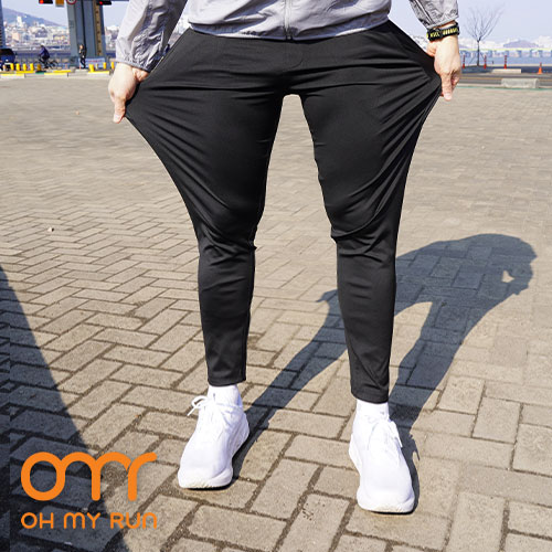 남자 러닝바지 겨울 트레이닝 조거팬츠 마라톤복장 운동 기모 조깅웨어 이미지 2