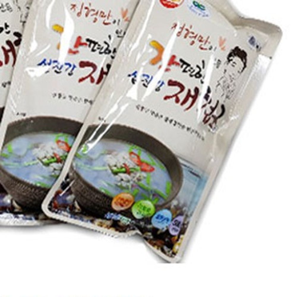 섬진강 재첩국 500g 10팩 식품 간편한 즉석  재첩국 냉동 : 지니 커머스