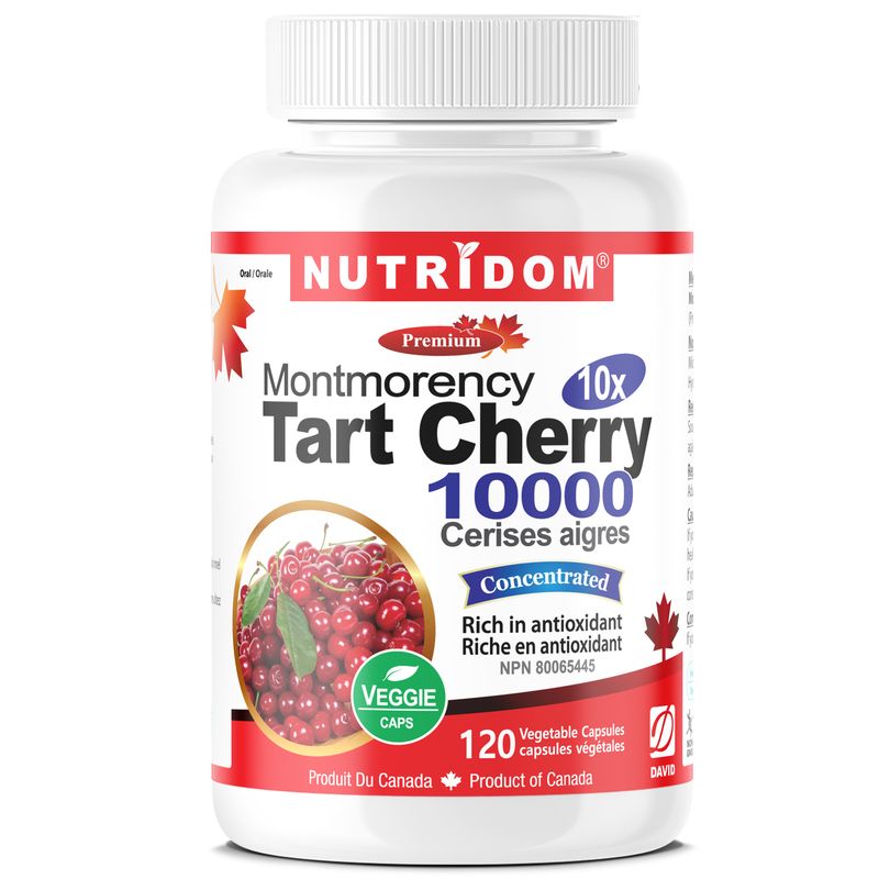 뉴트리돔 북미산 10배 고농축 몽모랑시 타트체리 1000mg 120캡슐, 1개 이미지 7