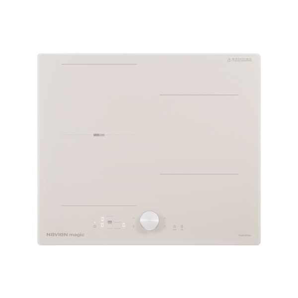 [나비엔 매직] 3구 인덕션 마그네틱 다이얼 베이지 ERI-5053AF