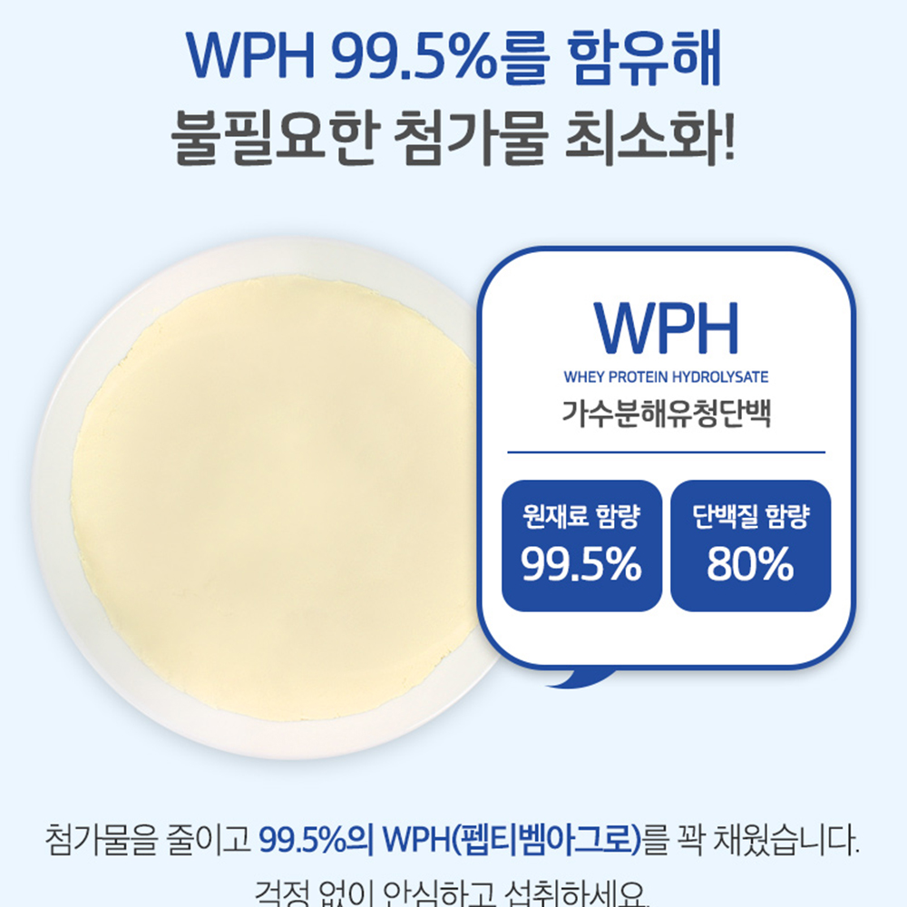 저분자 유청단백 가수분해물 유청단백질 WPH 근력 프로틴 보충제 효능 - 상세 이미지 3