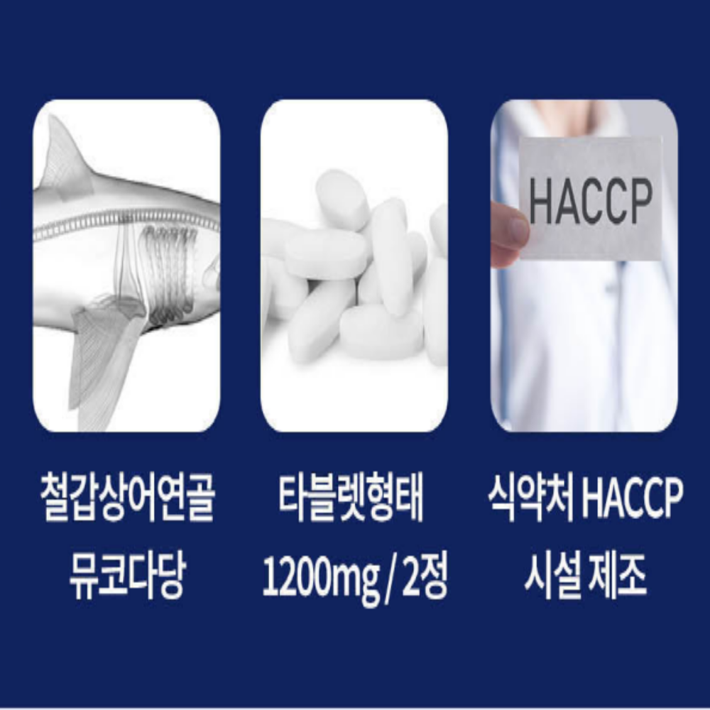 철갑상어 콘드로이친 1200 상어연골 뮤코다당 - 상세 이미지 2