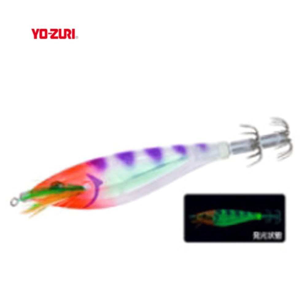 요즈리 울트라 3D 후지마키 수박 레이저 갑오징어 수평 에기 A1798 CLRH, 8.5cm