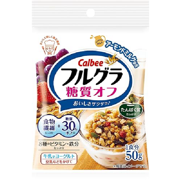 가루비 후루구라 시리얼 당질오프 저당 50g 32봉 : 사가유