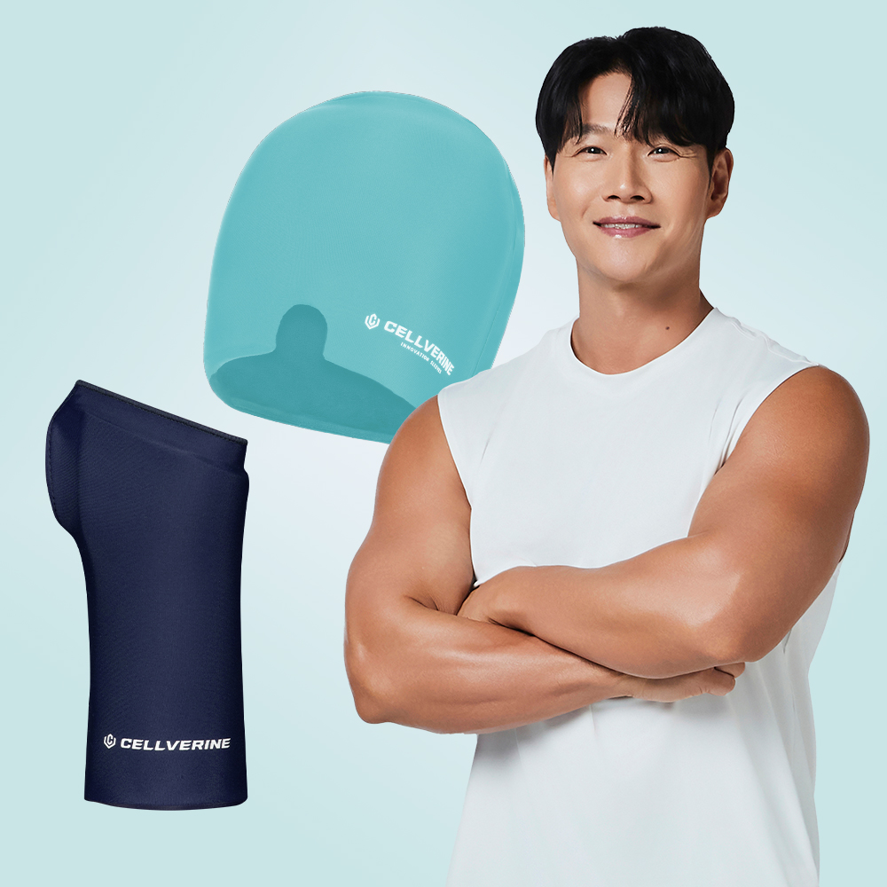 [2팩 셀버린 젤 헤드밴드 손목밴드] 머리 냉찜질팩 손목 눈 얼굴 두피 냉찜질 쿨링 젤팩 아이싱 - 상품 이미지