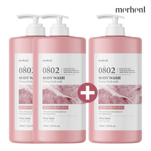 2+1 메르헨트 퍼퓸 대용량 바디워시 1000ml 화이트머스크 약산성 남... 솔직 후기 | 피부 타입별 분석 - 상품 이미지 1