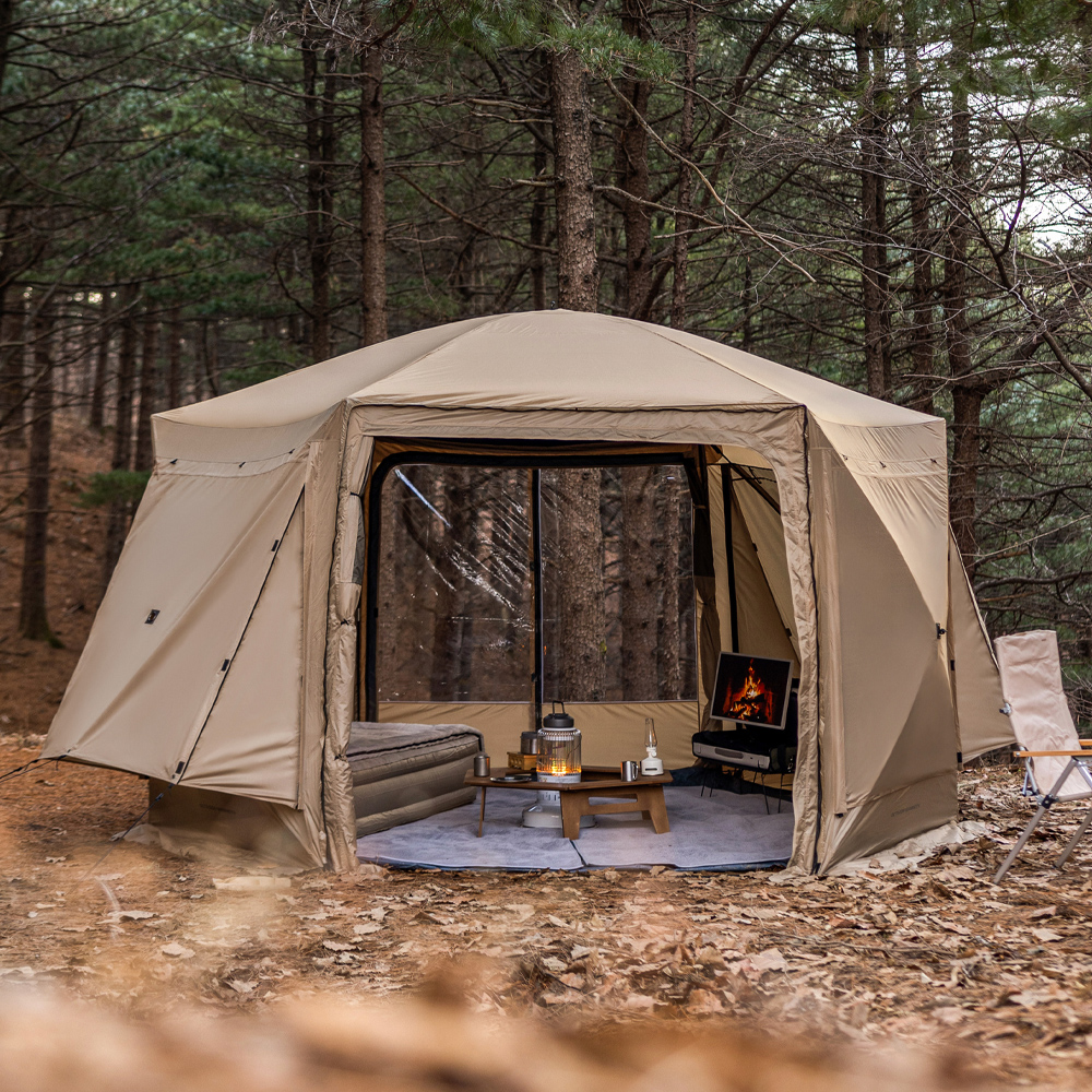 아이두젠 옥타곤 매머드 원터치 텐트 돔 쉘터 그늘막 탄