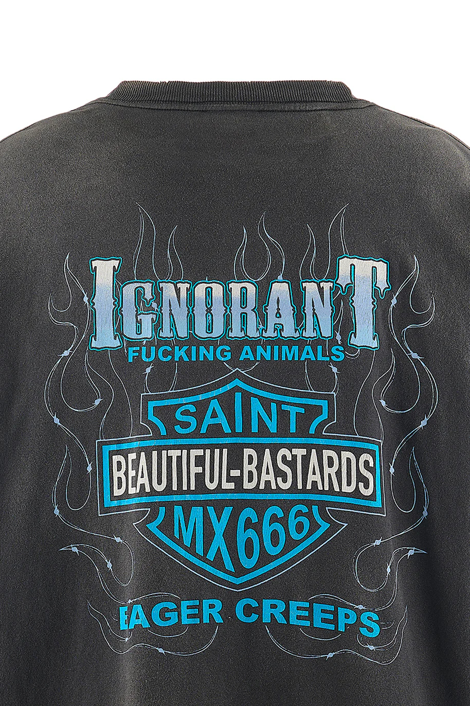 세인트 미카엘 SAINT MICHAEL LS TEE BTFL BASTARS 긴팔 티셔츠 - 상세 이미지 4