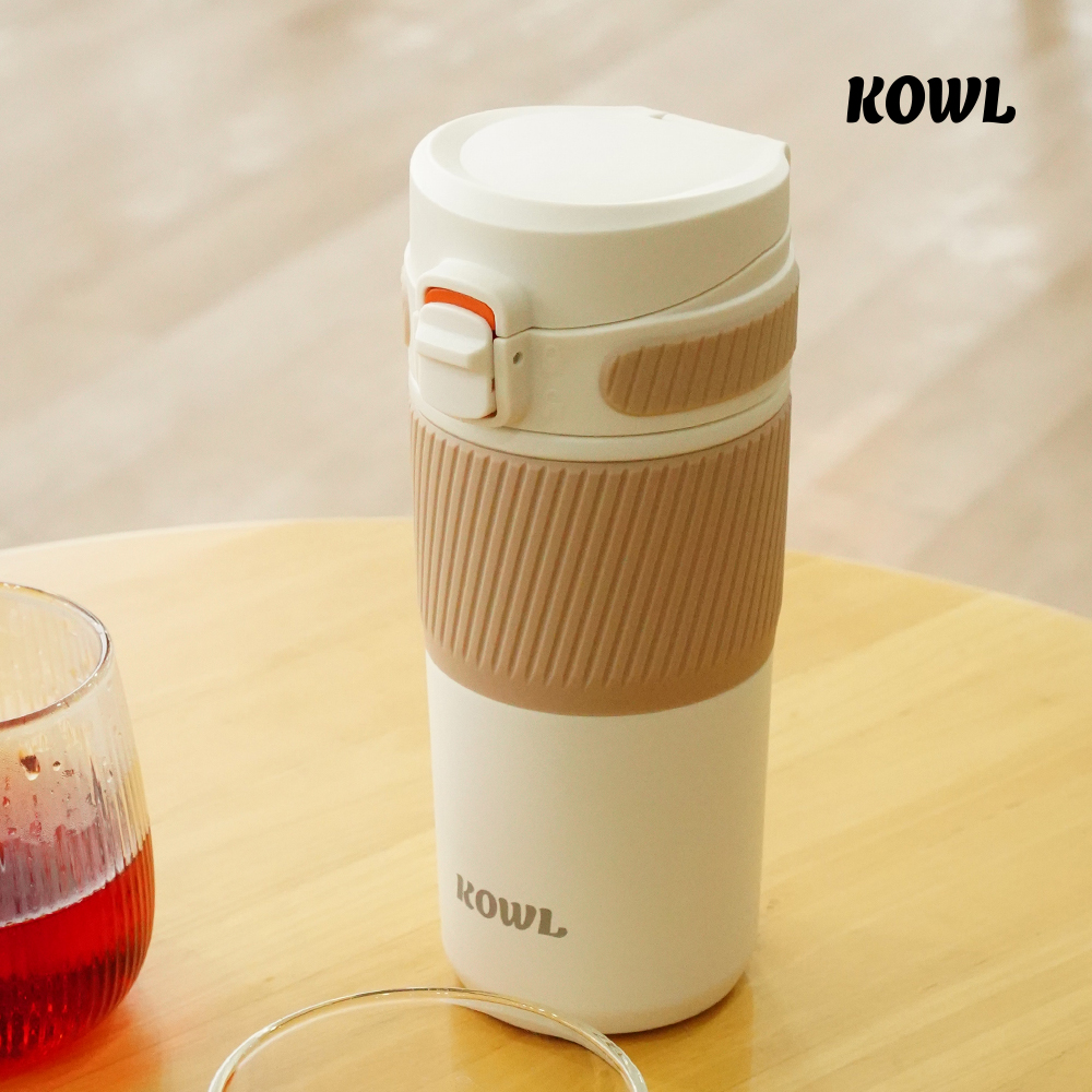 코울 테카포 원터치 데일리 스텐316 진공 보온보냉 거름망 차망 티 텀블러 450ml - 상세 이미지 3