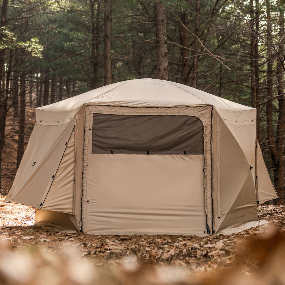 아이두젠 옥타곤 매머드 원터치 텐트 돔 쉘터 그늘막 탄