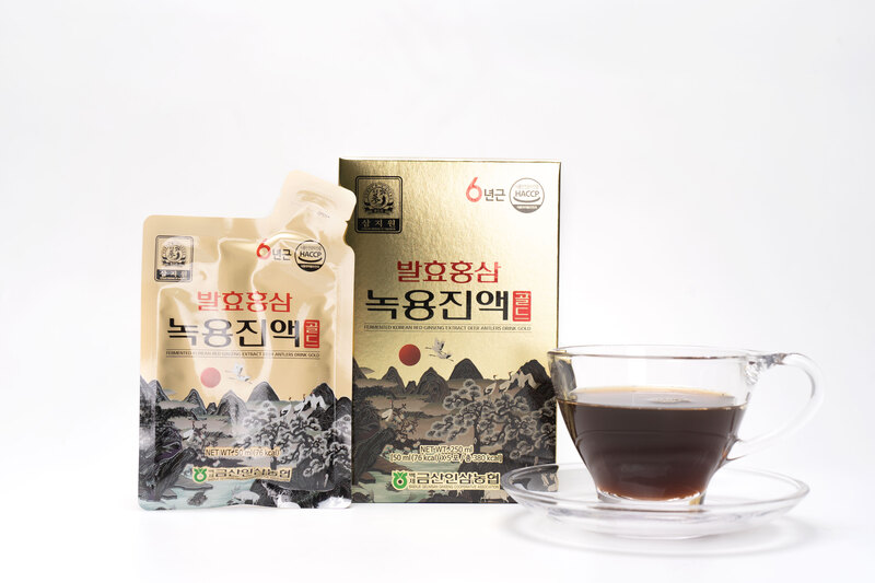 농협 6년근 발효홍삼 녹용진액 골드 효능 선물세트 40포 - 상세 이미지 3