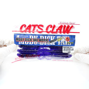 캣츠크로우 모비딕테일 광어웜 다운샷웜 070 퍼플, 12.7cm(5인치) 운동러 솔직 후기 | 실사용 리뷰 - 상품 이미지 2
