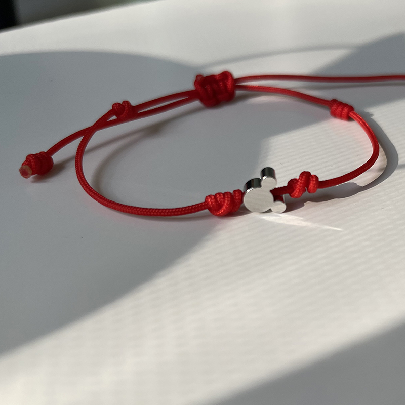Mini Teddy Couple Bracelet String Bracelet Knot Bracelet