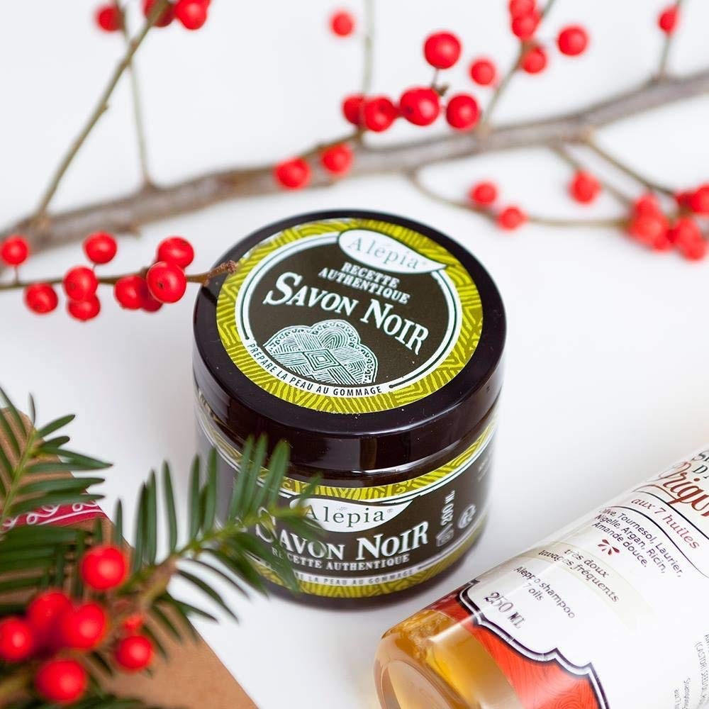 알레피아 블랙솝 200ml Savon Noir 100% 올리브오일 스크럽 200ml 이미지 3