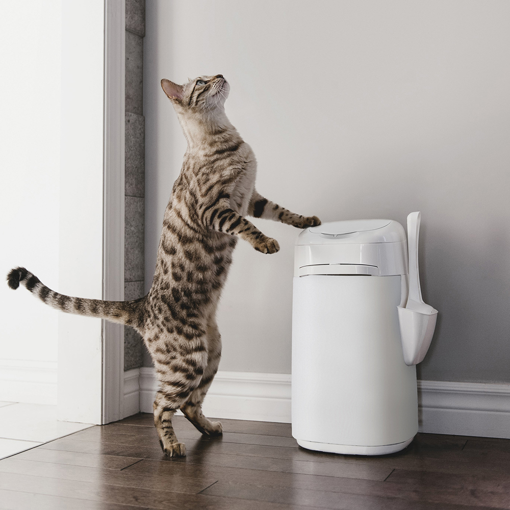 펫토리아 리터락커 플러스+에어씰봉투 2개 세트 고양이 배변 쓰레기통