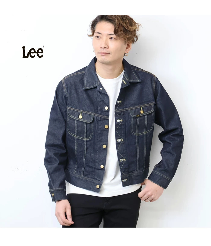 리 Lee 101J G 진 데님 남성 라이더 재킷 청자켓 LM8100 3컬러 - 상세 이미지 3