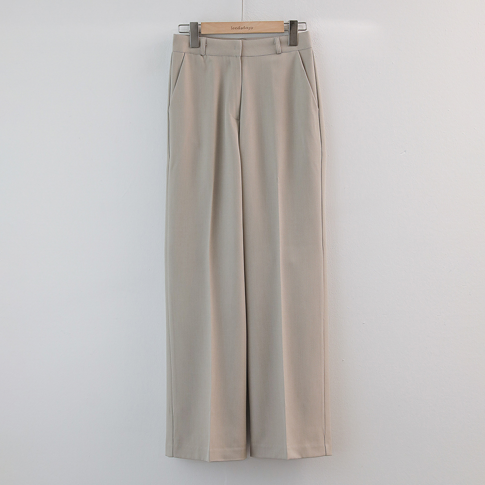 모빈 레직기 탄탄 일자핏 세미 와이드 슬랙스 - 상세 이미지 5