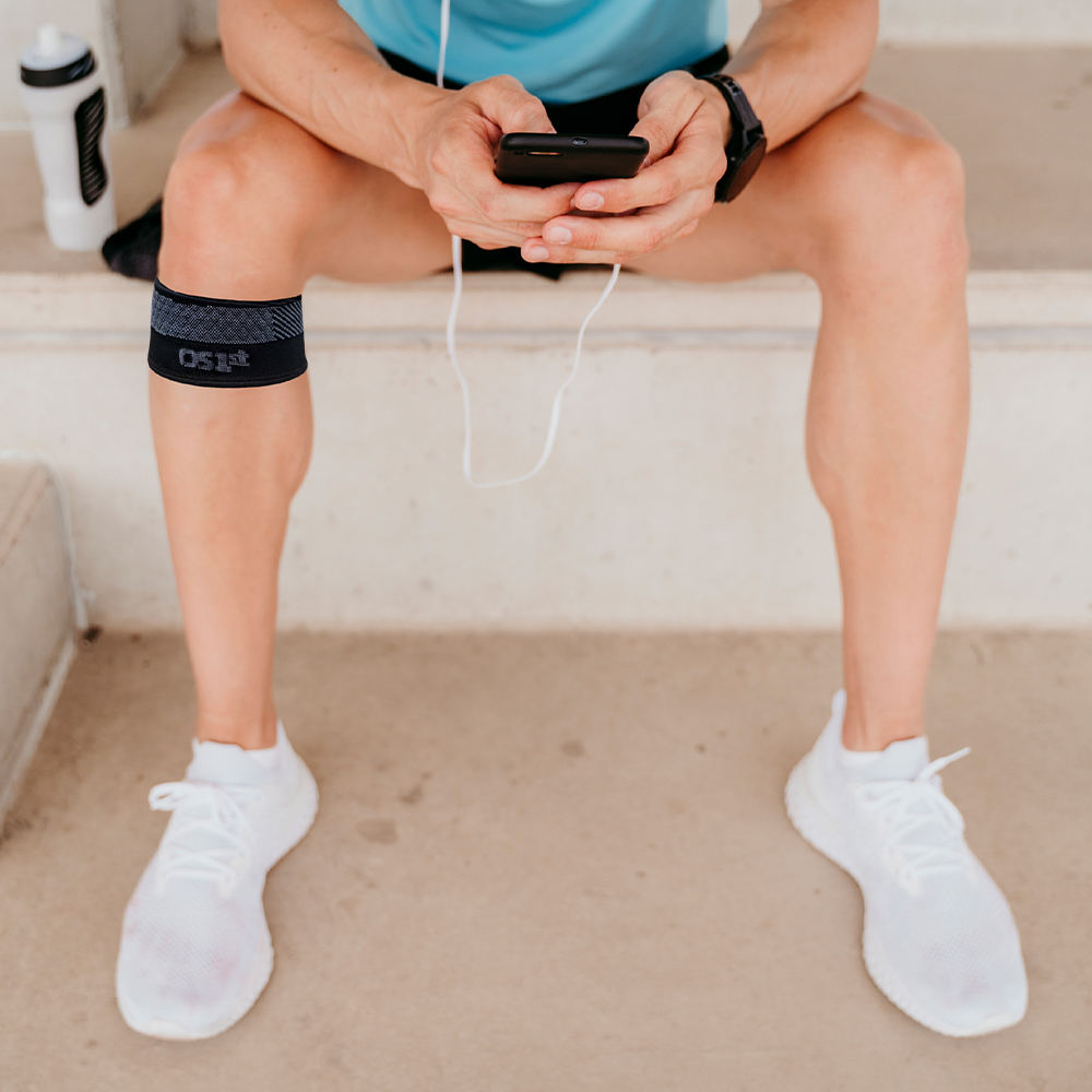 [OS1st PS3]미국특허 얇은 슬개골 무릎보호대 지지 아대 러닝 등산 마라톤 테니스