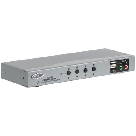NETmate NM-DKD04C 4K Displayport KVM 4:1 스위치