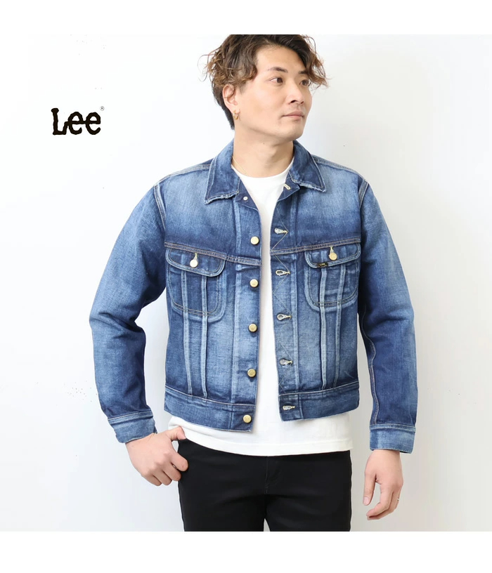 리 Lee 101J G 진 데님 남성 라이더 재킷 청자켓 LM8100 3컬러 이미지 6