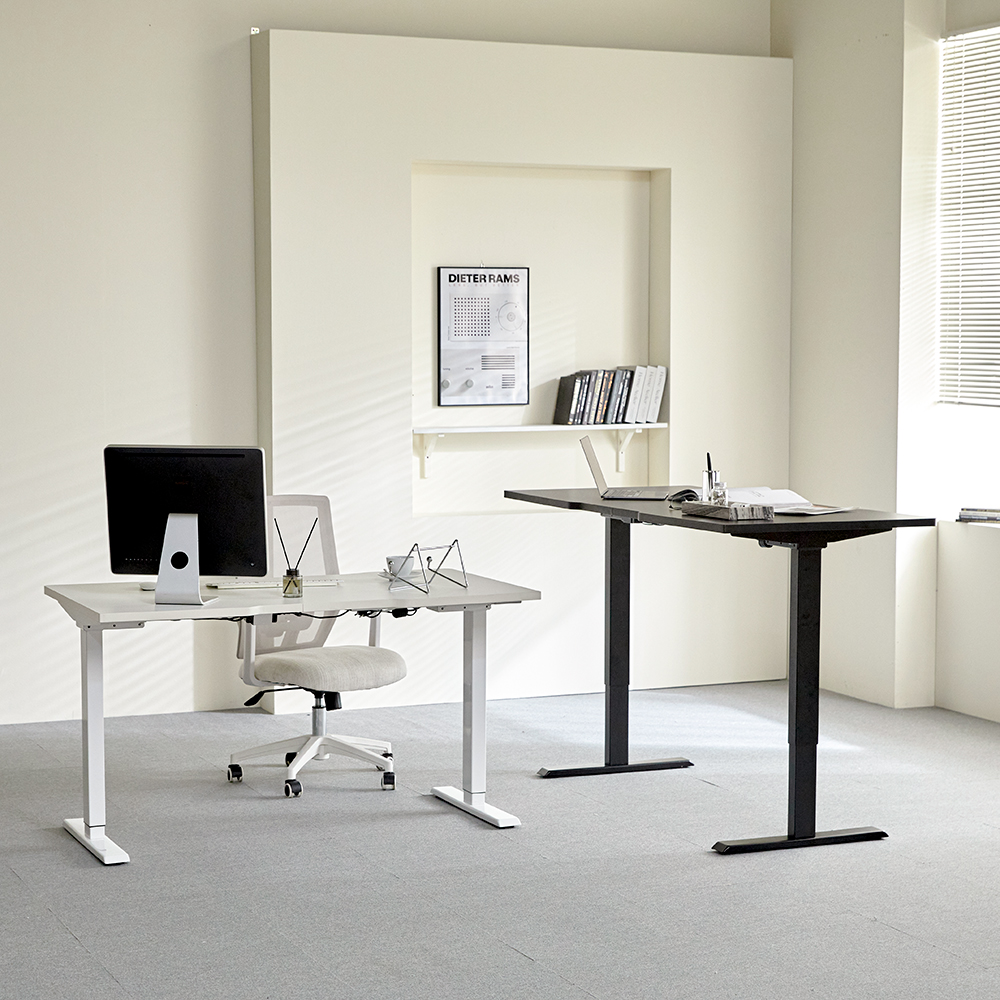 에이픽스 듀얼 모터 전동 높이조절 스탠딩 모션데스크 MD302D 1400