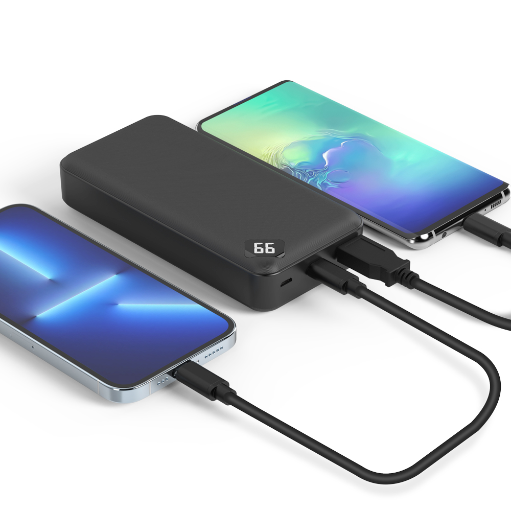 넥스트유 20000mAh QC3.0 다용도 유선 급속 휴대용 듀얼 충전 보조배터리 20001QPB - 상세 이미지 4