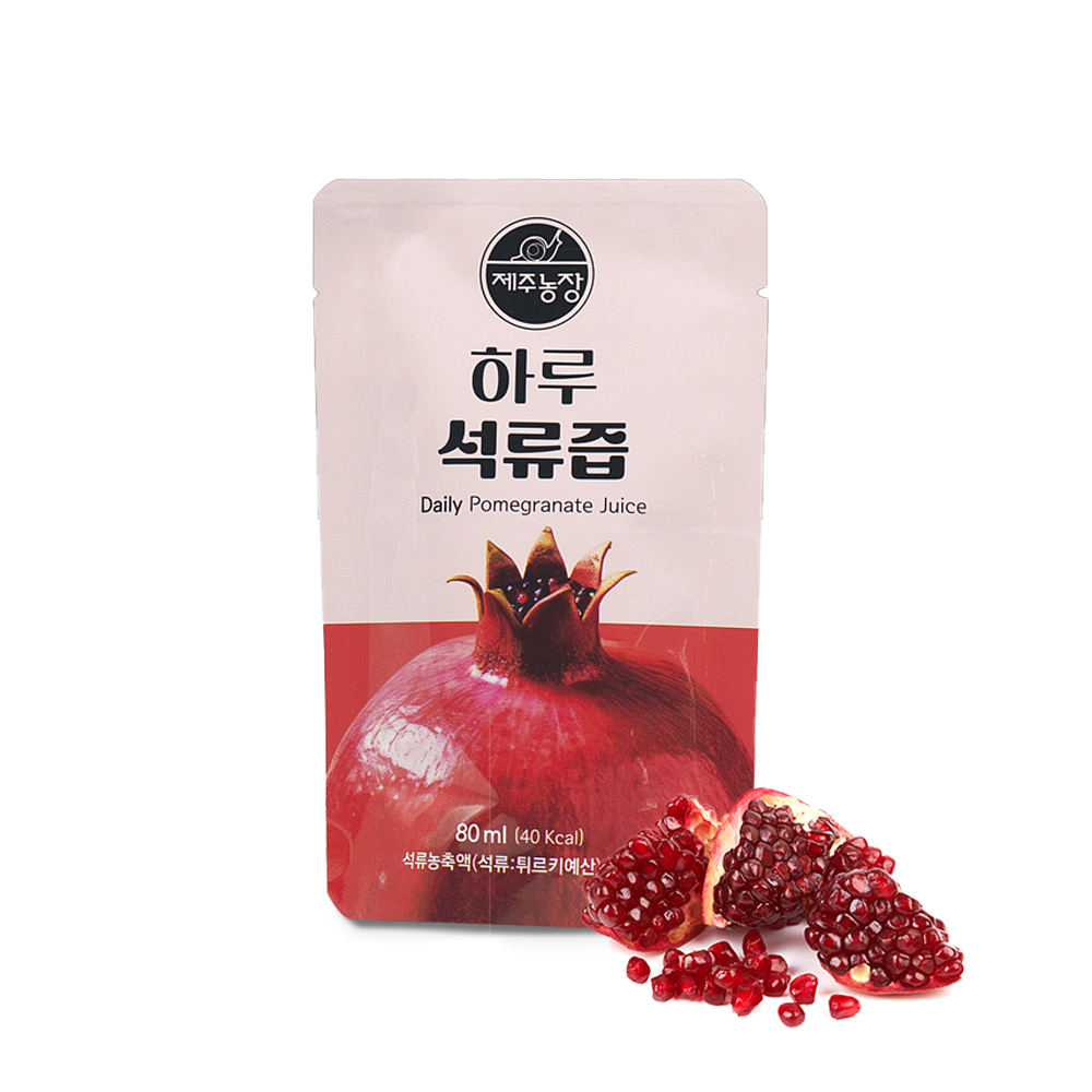 (제주농장) 하루 석류즙 80ml x 30포 석류액 이미지 2
