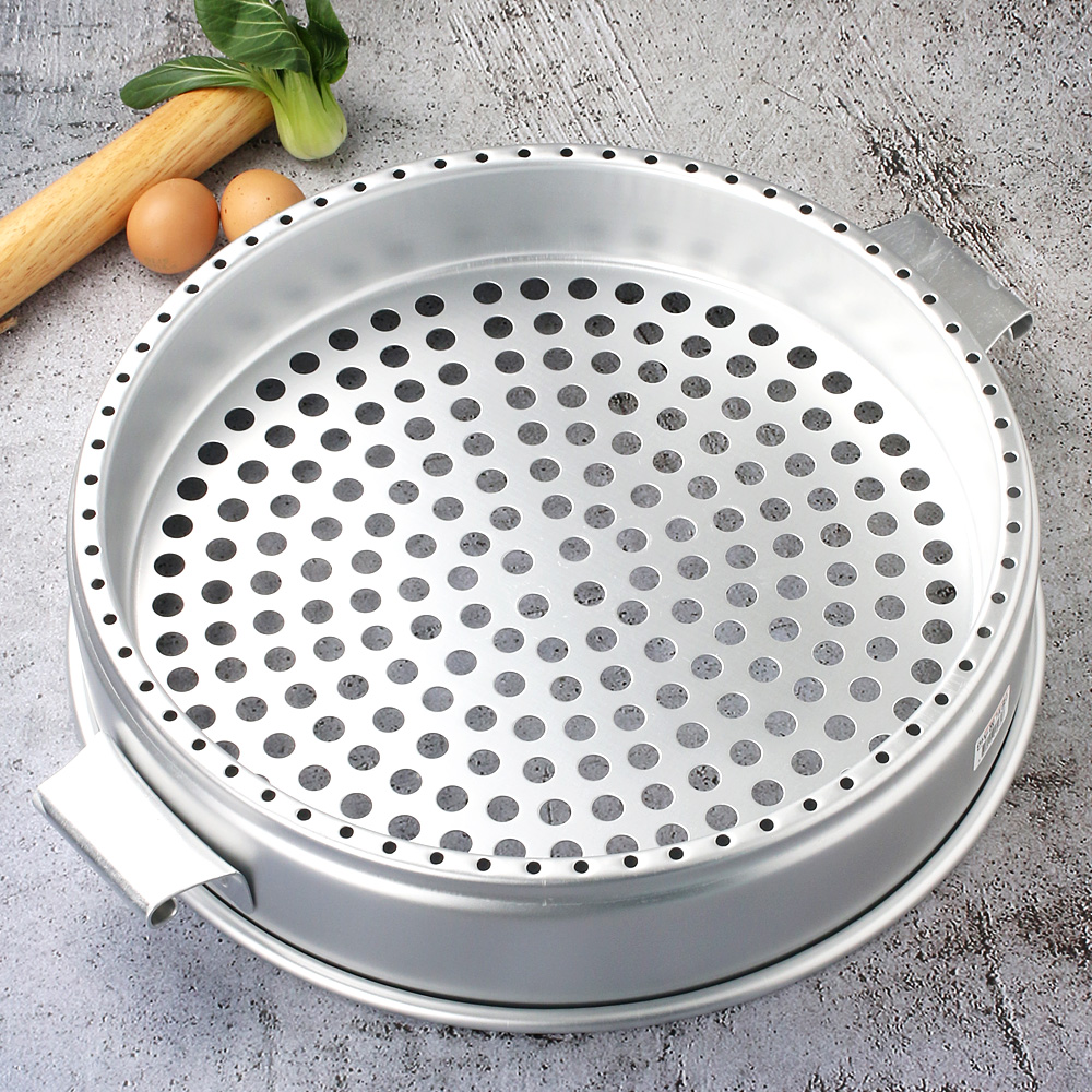 계란 만두 찜기 업소용 대형 찜 냄비 찜솥 찜통 42cm, 만두채반 중 - 상세 이미지 3