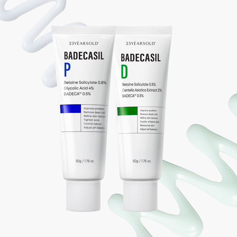 23yearsold 모공 각질 제로 바데카실 듀오 (P+D) 1+1 SET