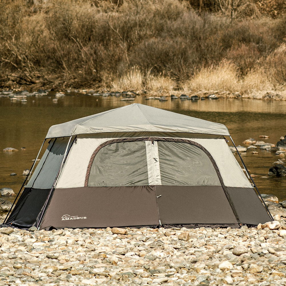 아이두젠 아마데우스 원터치 텐트 쉘터 돔 자동 그늘막 라이트그레이