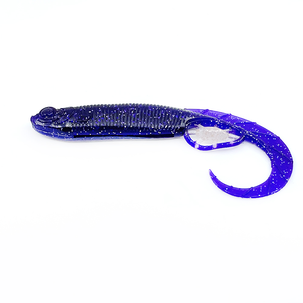 캣츠크로우 모비딕테일 광어웜 다운샷웜 070 퍼플, 12.7cm(5인치) 이미지 4