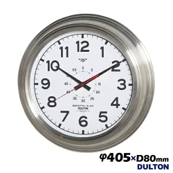 덜튼 DULTON 월 클락 브리스톨 벽시계 441844 화이트 - 상품 이미지