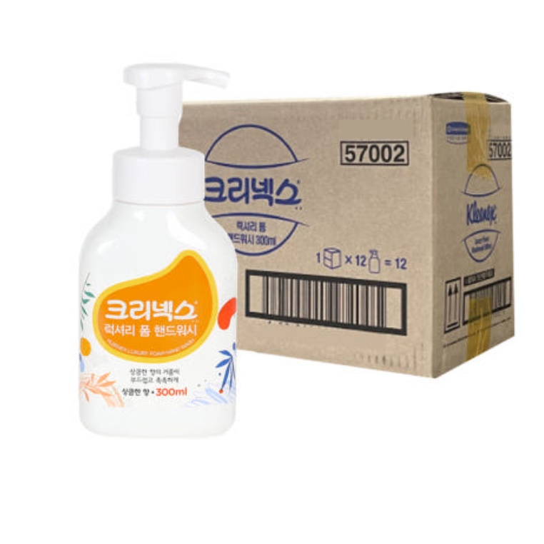 럭셔리 폼 거품형 핸드워시 손세정제 300ml X 12개 - 상품 이미지