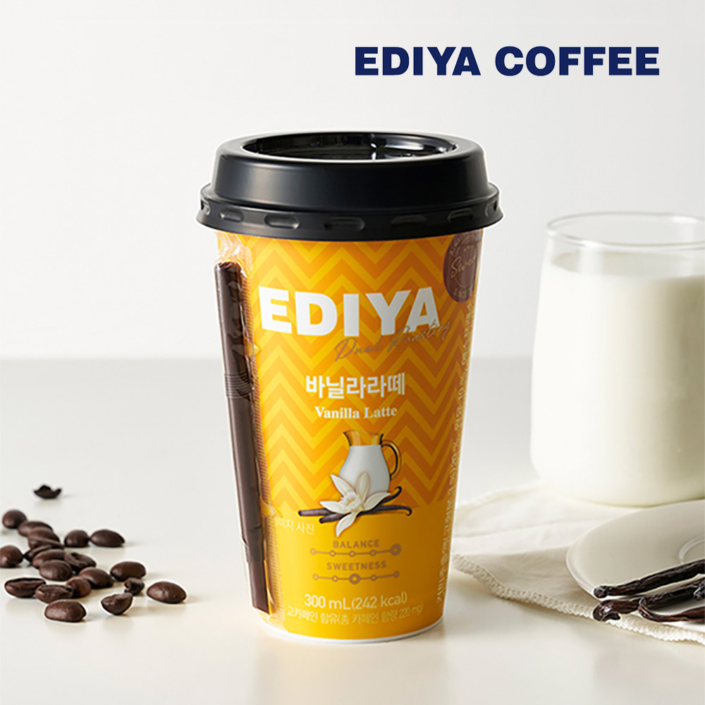 이디야 컵커피 바닐라 라떼 300ml 10입
