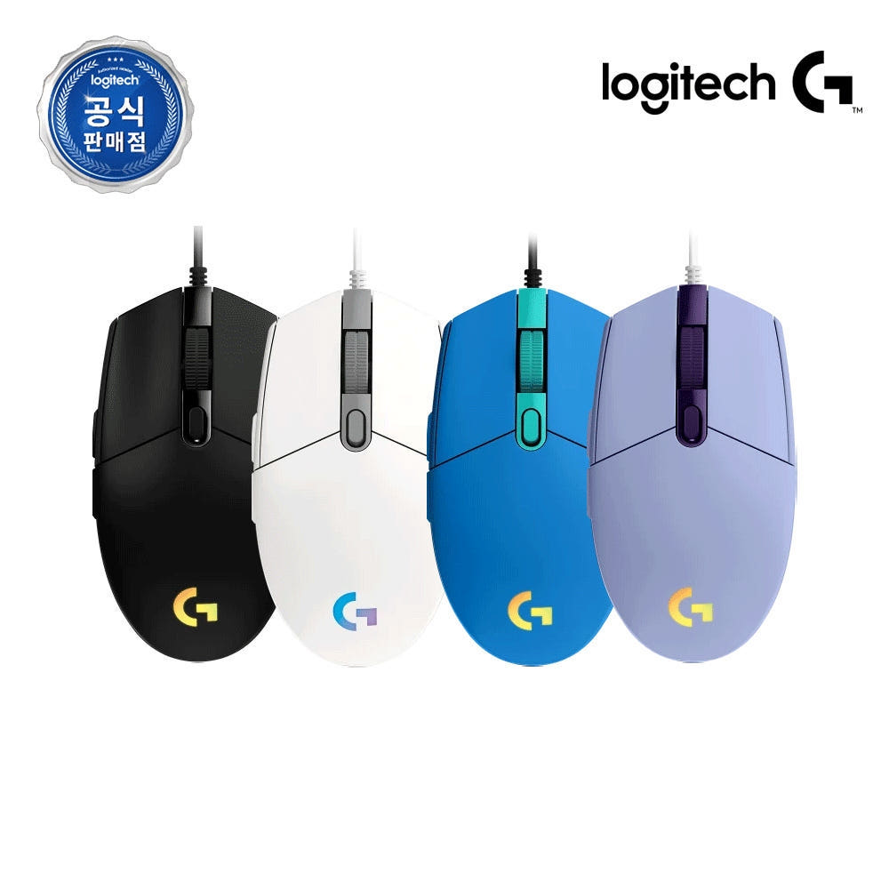 로지텍 G102 컬러 라인업