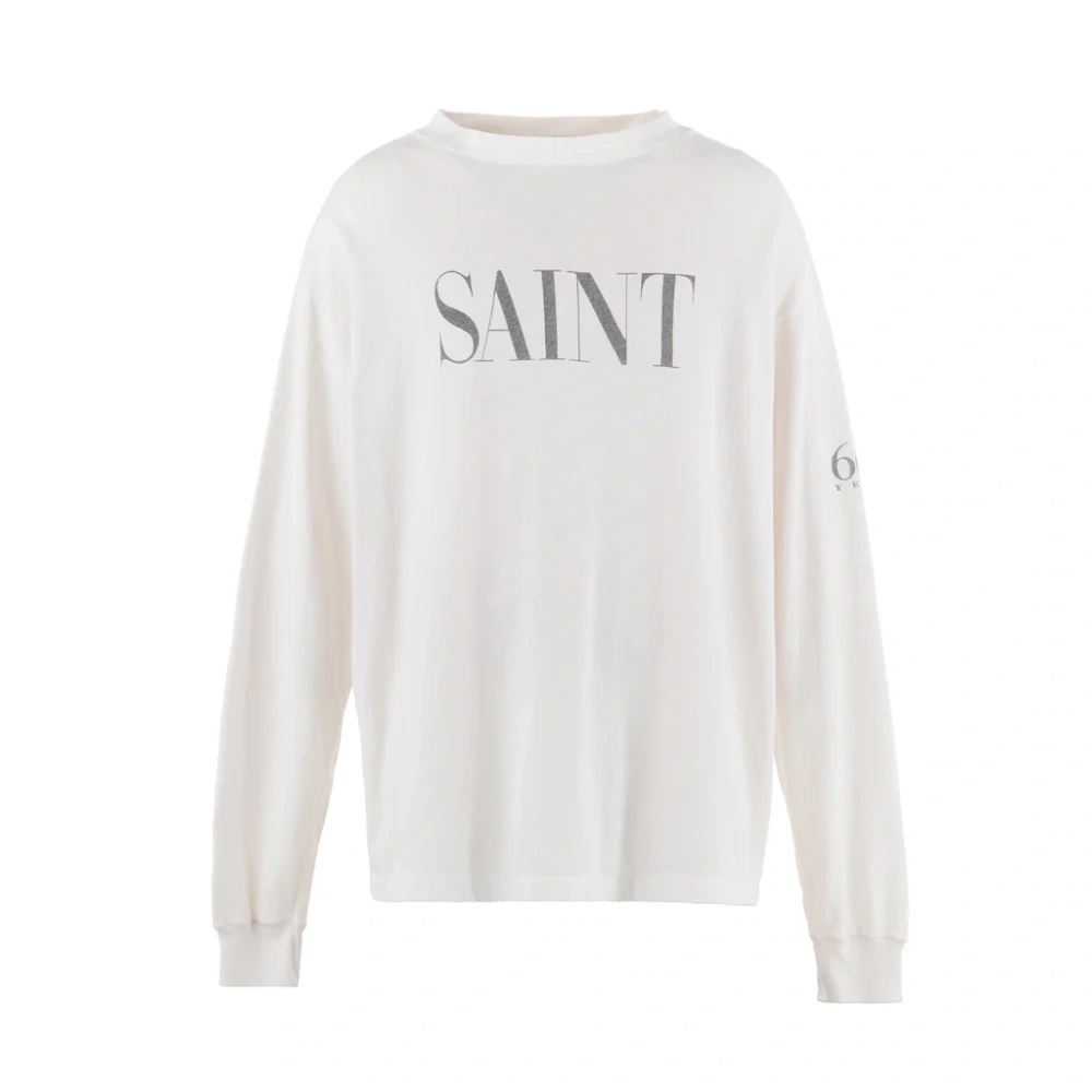 SAINT Mxxxxxx 세인트 미카엘 롱슬리브 티셔츠 SAINT WHITE SM-HR8-0000-035 : NOWELL