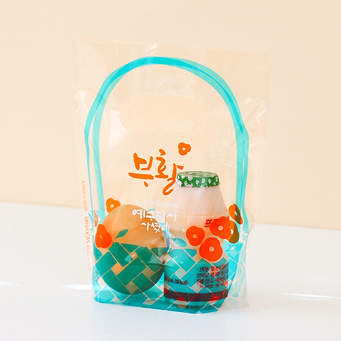부활절 2구 바구니형비닐(10매) 로얄블루 237/달걀포장지,부활절포장 - 상세 이미지 3