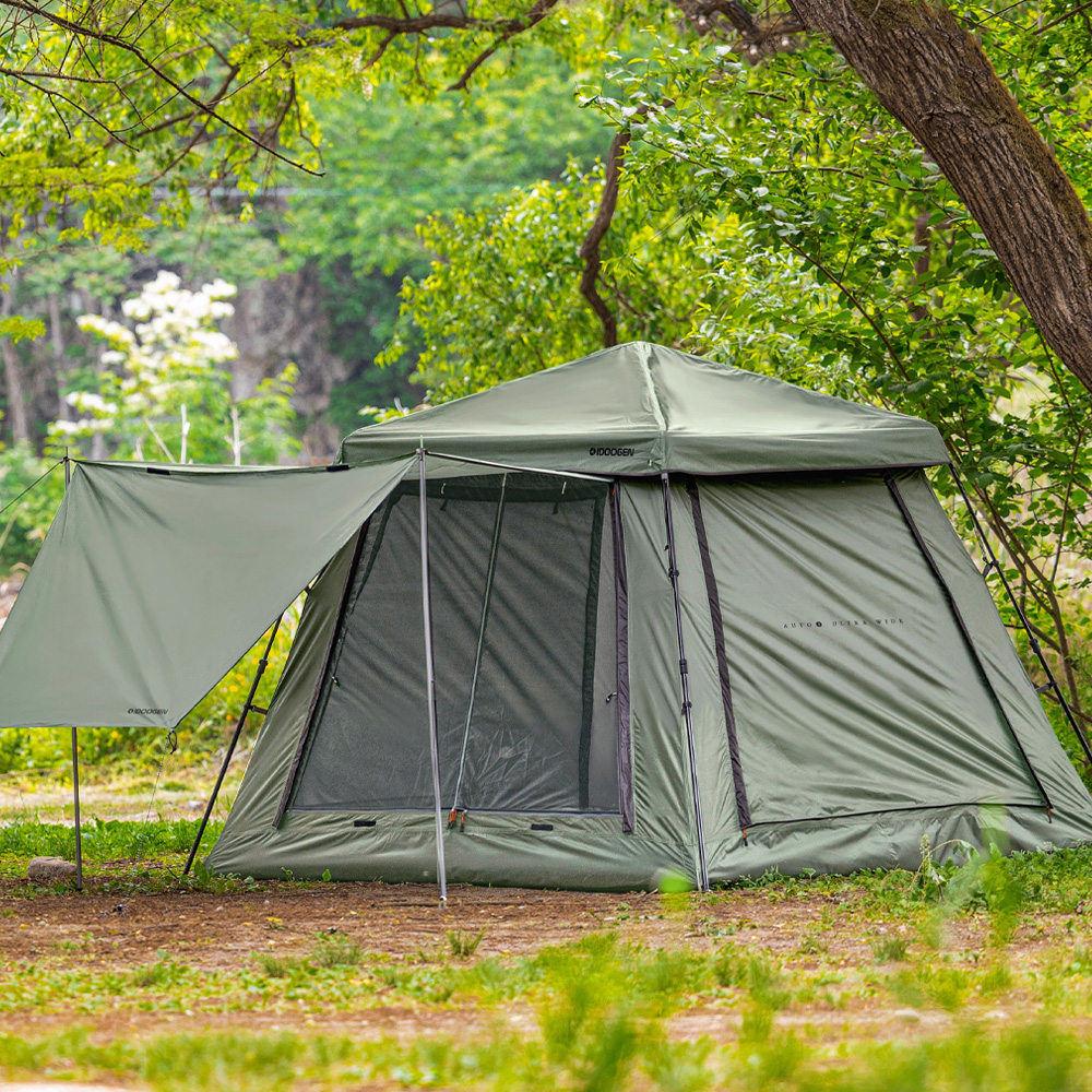 패스트캠프 오토4 울트라 와이드 원터치 텐트 자동 돔 그늘막 카키