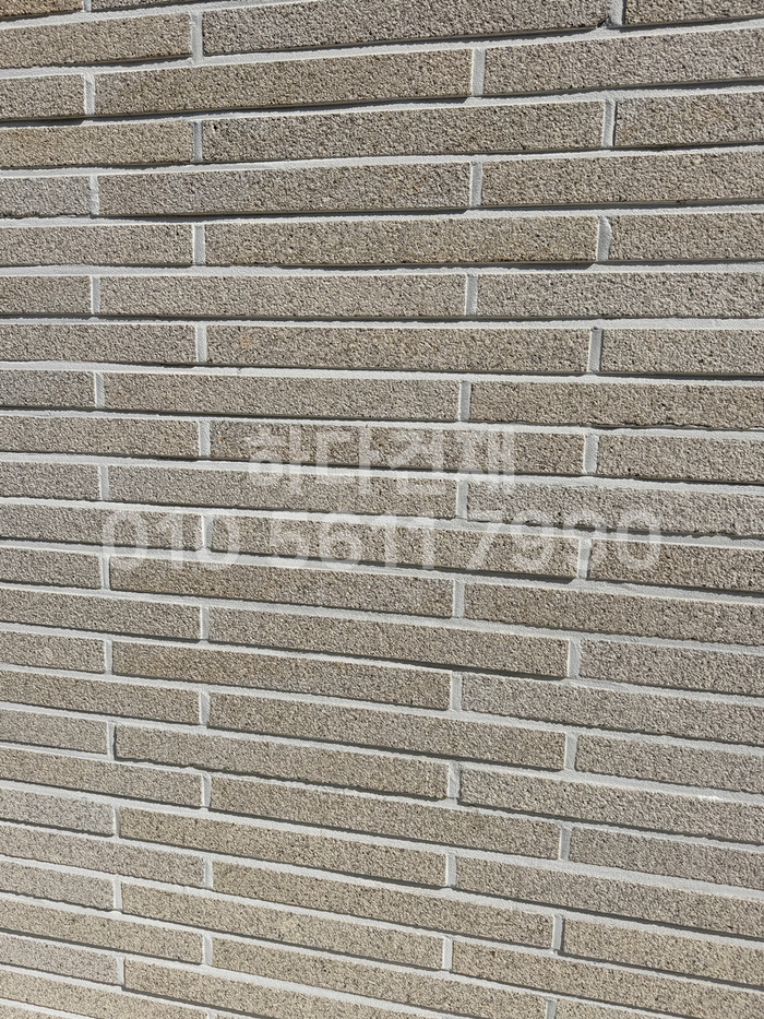 사비석타일 천연석 500x50x18~20T / 하다건재 시공사례 와이드벽돌타일