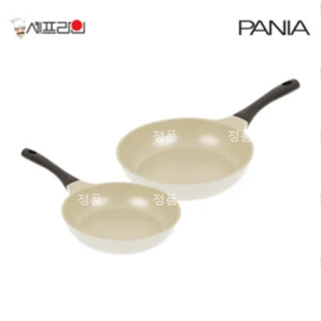 셰프라인 페니아(pania) 인덕션 IH 크림후라이팬 2종세트 (20+24)