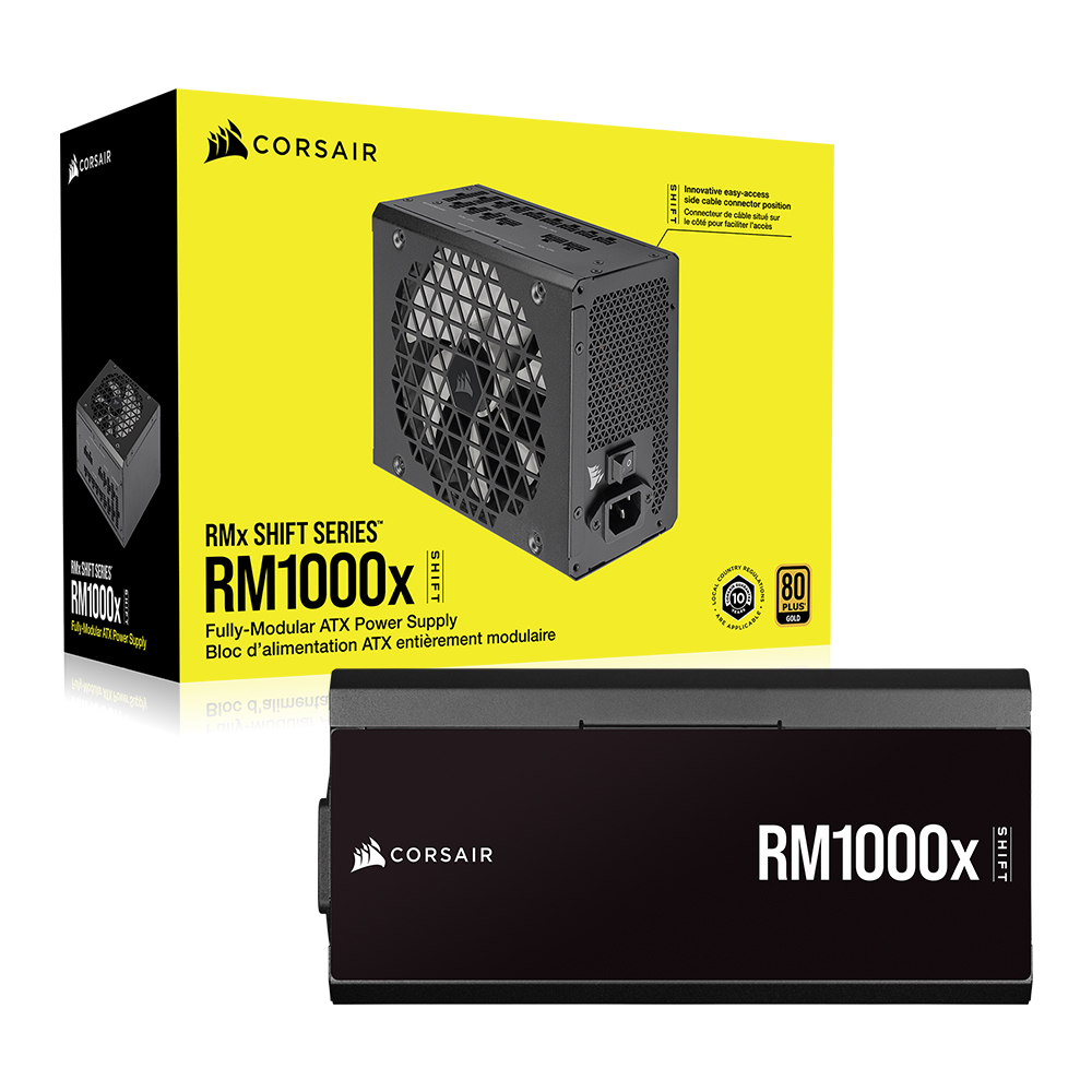 커세어 RM1000x SHIFT 80PLUS Gold ATX 3.0 파워서플라이 - 메인 이미지